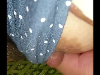 Japanese wife gets her nipples played with while she rides his big cock