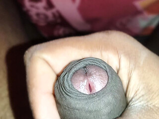 School boy masturbation black colour cock
