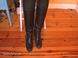 Worship My Riding Boots with Your Tongue