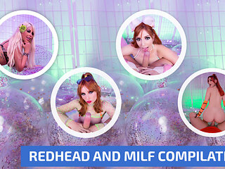 Redhead and MILF Compilation - Swallowbay