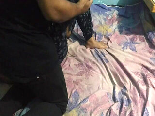 Indonesian Girl Gets Leg Ache While Jumping on Bed the Doctor Comes & Fucks Her