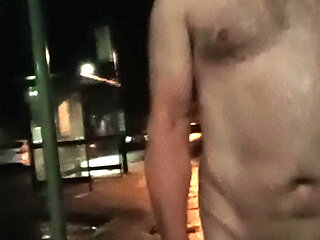 Naked walk through village