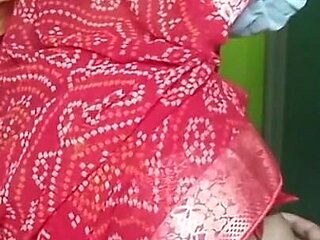 Brother in Law Left Sister in Law in Red Saree