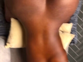 Horny Big Titty-booby ebony Step-Sis SNEAKS Into My my house For First orgarsm