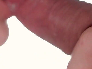 Close up: Sensual Babe Make Your Cock Pulsating Cum in Mouth! Best Real Sloppy Blowjob