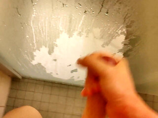 Under the Shower Piss and Cum Mix