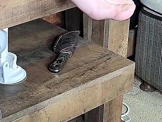 Stepmom Lets Me Watch as She Gets Dildo Fucked While I Masturbate