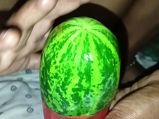 Sexy sister-in-law with big cucumber