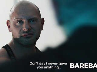 HungFuckers - Fighter Dimitri Venum fucks twink Milo Miles on the stairs