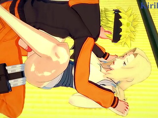 Ino Yamanaka and Hinata Hyuga and Tsunade and Naruto Uzumaki intense sex. - Naruto Hentai