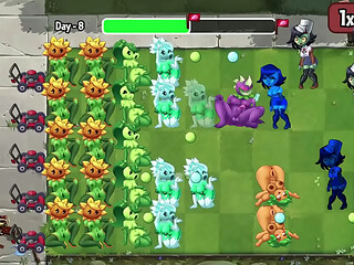 These plant-bitches are thirsty as hell - Plants vs Zombies Sexlawn ep2