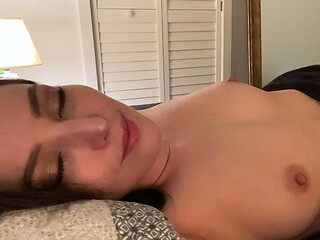 Beautiful brunette with big boobs jerk off instrucions