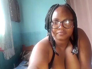 Showing off My Ebony Pussy and My Big Ass Part 1