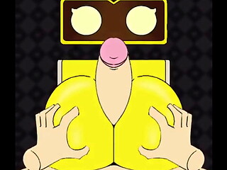 Wet floor bot sex
