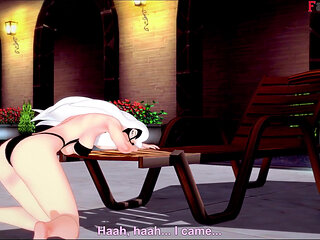 Felicia Hardy (Black Cat) bikini POV sex - Marvel