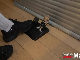 Shrunken tiny man tied to car pedals & taunted PREVIEW