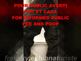 je Pisse, je fais grosse commission et je m'_essuie le cul sur les chiottes, vid&eacute_o compl&egrave_te non flout&eacute_e.
