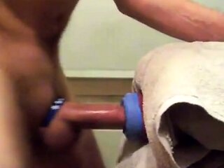 Hunk Humps Pillow to Hands-Free Orgasm