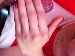 My Stepbrother Asked Me to Dress as an Elf and I His Milk with My Feet