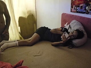 Skinny Stepdaughter Giving Her Ass