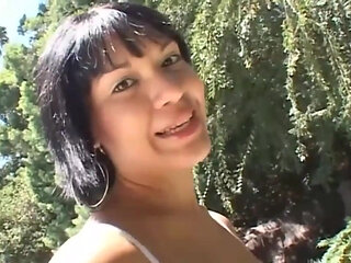 Big booty ebony gets BBC by the pool