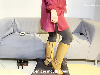 Empress Bella Sadic Humiliating with Boots