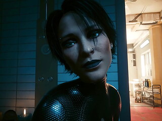 Goth FemV - Laguna Bend Sex Scene (Cyberpunk 2077 In-game Ultra Settings)