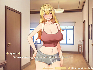 Hentai Game - Ayano Cowgirl scene - Hentai Gameplay Animation
