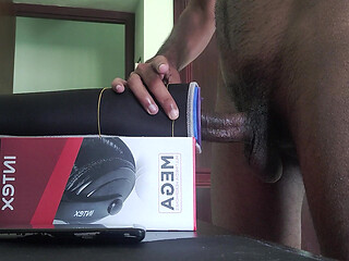 A Indian boy Fucking a toy, pretending it's a girl.