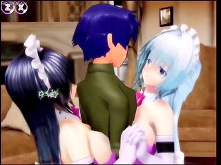 Milf bashes hero Alcia in intense hentai scene