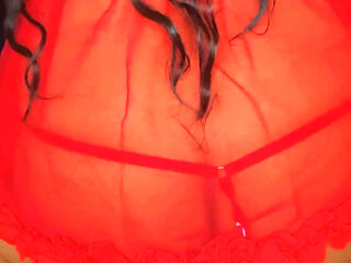 Bwc Red Lace Anal Training