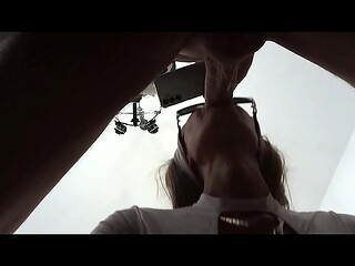 Preview - Milf gives a quick blowjob with a cum explosion in her mouth