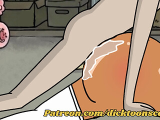 Rick fucks summer's Latina friend - rick and morty cartoon hentai