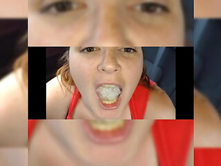 Slut Goes on a Cum Swallowing BINGE at Adult Bookstore