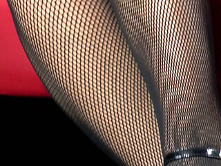 Four German models sucks and fucks with bodystockings on
