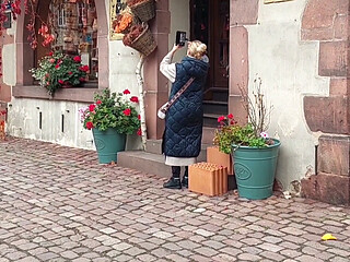 Blonde Mature Wife Enjoys Sex in Dress