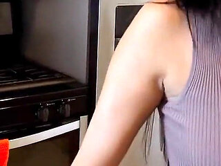 Tanned, Busty, and Sweaty: Even the Repairman Would Do Anything for Anissa Kate to Touch His Dick