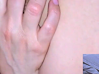 Slutty Wife Teasing Guy with Huge Dick on Webcam