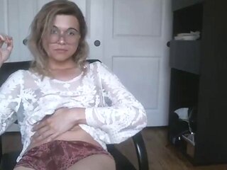 Solo trans blonde in hot webcam amateur XXX play