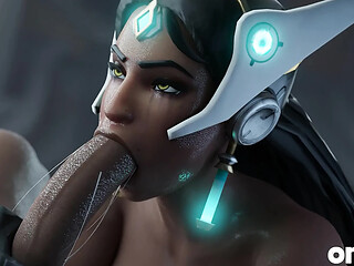 Symmetra Anal Group Sex with 5 Bbcs - 3D Overwatch Animated Porn