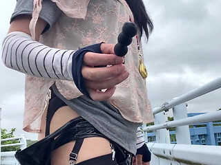 No258 Exhibitionist Walk in Gap-Leg Pants