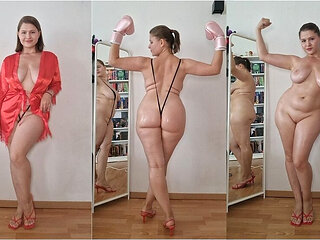 Boxing Champion Roleplay - Oiled Body, Gloves & Teasing