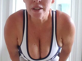 Blonde MILF with Big Boobs Playing Cam Free Porn
