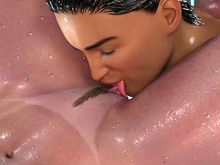 Awam Real Fucking - Desperate and Horny Sophia Seeks Out Sam and the Ending with a Rough Fuck in the Jacuzzi