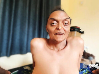 Granny Got Stamina, Handjob and Riding Like This, She Might Get Pregnant