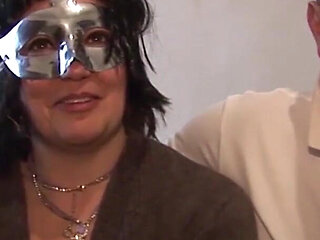 Overlap two housewife casting curvy and skinny