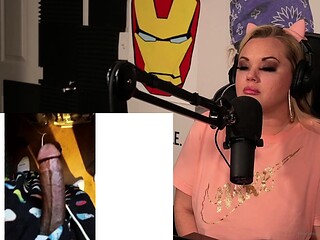 Horny big boobed fat chubby busty blonde