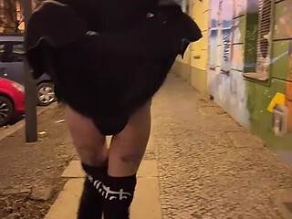 She Makes Me Her Pup on a Leash in Berlin
