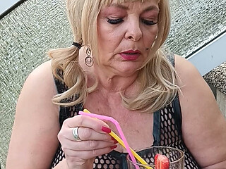With Strawberries