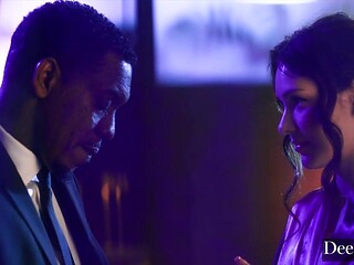 Matty Mila Perez takes a deepthroat and spit-roasting